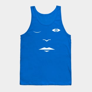 White face Tank Top